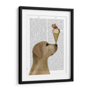 Helado Labrador Amarillo - Fab Funky | Cuadro decorativo de Canvas Lab