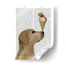 Helado Labrador Amarillo - Fab Funky | Cuadro decorativo de Canvas Lab