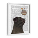 Pug, Negro, Helado - Fab Funky | Cuadro decorativo de Canvas Lab