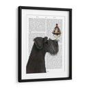 Schnauzer, Negro, Helado. - Fab Funky | Cuadro decorativo de Canvas Lab