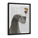 Schnauzer, Gris, Helado. - Fab Funky | Cuadro decorativo de Canvas Lab