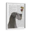 Schnauzer, Gris, Helado. - Fab Funky | Cuadro decorativo de Canvas Lab