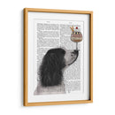 Springer Spaniel, Blanco Y Negro, Helado. - Fab Funky | Cuadro decorativo de Canvas Lab