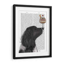 Springer Spaniel, Negro, Bebe, Helado - Fab Funky | Cuadro decorativo de Canvas Lab