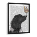 Springer Spaniel, Negro, Bebe, Helado - Fab Funky | Cuadro decorativo de Canvas Lab