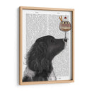 Springer Spaniel, Negro, Bebe, Helado - Fab Funky | Cuadro decorativo de Canvas Lab