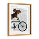 Basset Hound En Bicicleta - Fab Funky | Cuadro decorativo de Canvas Lab