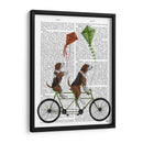 Tándem Beagle - Fab Funky | Cuadro decorativo de Canvas Lab