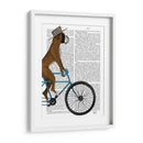 Boxeador En Bicicleta - Fab Funky | Cuadro decorativo de Canvas Lab