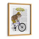 Bulldog Inglés En Bicicleta - Fab Funky | Cuadro decorativo de Canvas Lab