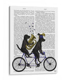 Labrador Negro Tándem - Fab Funky | Cuadro decorativo de Canvas Lab