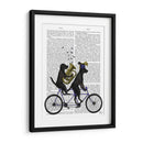 Labrador Negro Tándem - Fab Funky | Cuadro decorativo de Canvas Lab