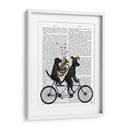 Labrador Negro Tándem - Fab Funky | Cuadro decorativo de Canvas Lab