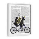 Labrador Negro Tándem - Fab Funky | Cuadro decorativo de Canvas Lab