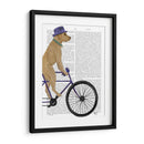 Labrador Amarillo En Bicicleta - Fab Funky | Cuadro decorativo de Canvas Lab