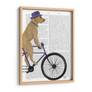 Labrador Amarillo En Bicicleta - Fab Funky | Cuadro decorativo de Canvas Lab