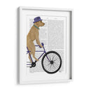 Labrador Amarillo En Bicicleta - Fab Funky | Cuadro decorativo de Canvas Lab