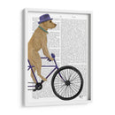 Labrador Amarillo En Bicicleta - Fab Funky | Cuadro decorativo de Canvas Lab
