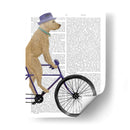 Labrador Amarillo En Bicicleta - Fab Funky | Cuadro decorativo de Canvas Lab