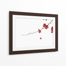 Pétalos rojos | Cuadro decorativo de Canvas Lab