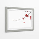 Pétalos rojos | Cuadro decorativo de Canvas Lab
