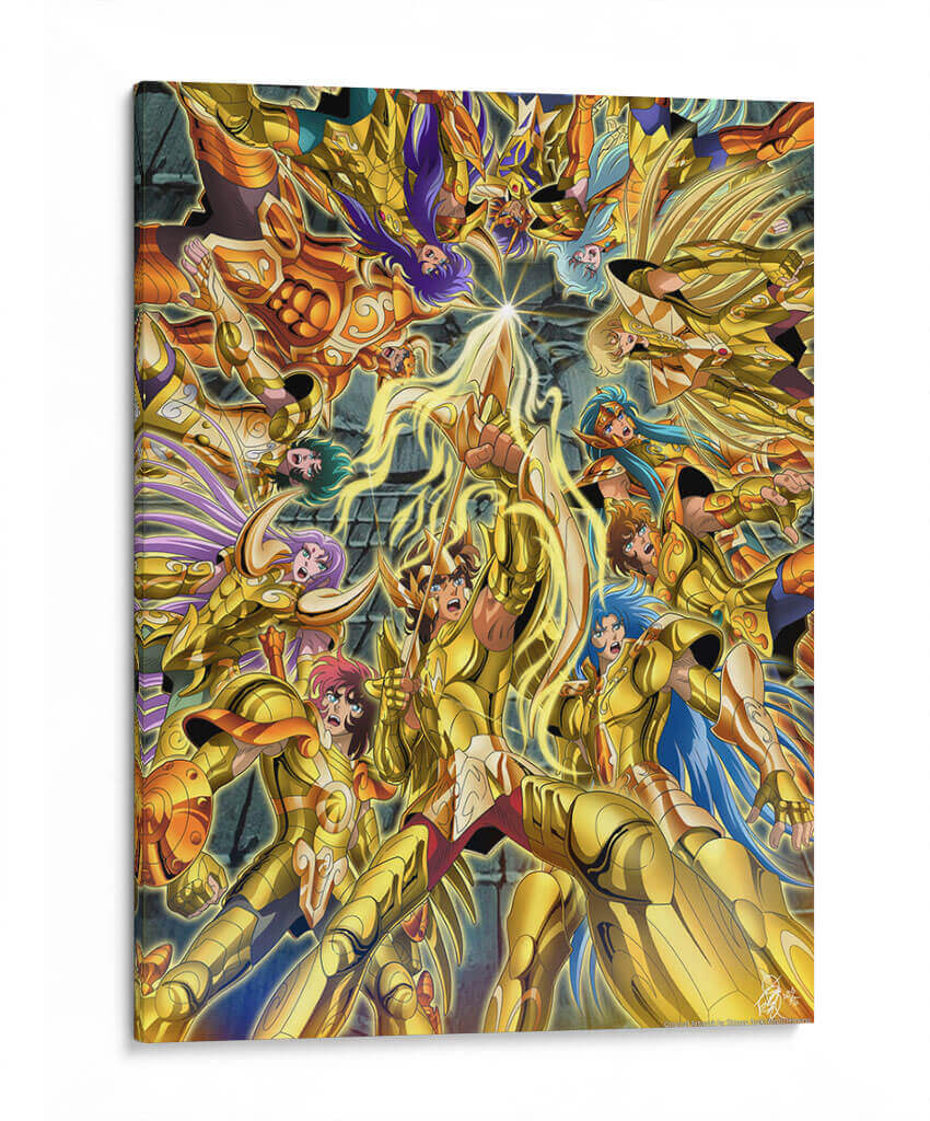 Gold Saint - Juni Anker | Cuadro decorativo de Canvas Lab