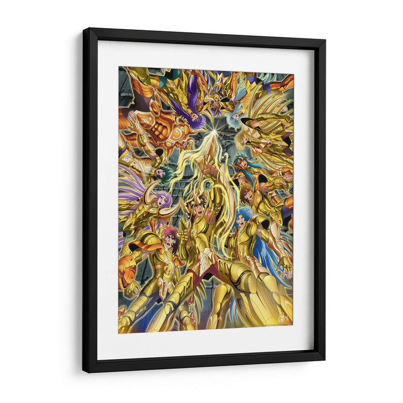 Gold Saint - Juni Anker | Cuadro decorativo de Canvas Lab