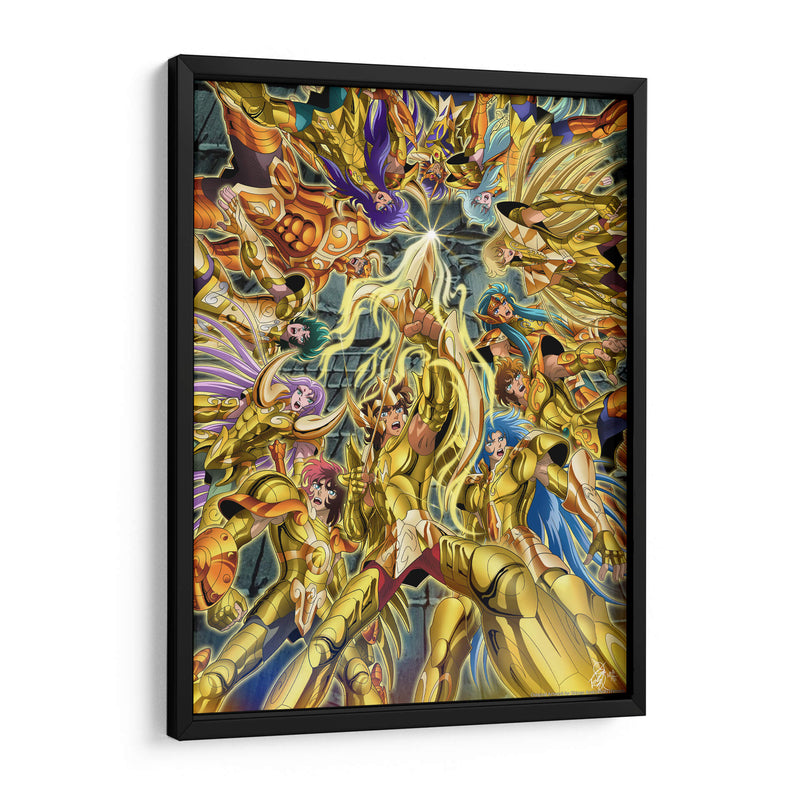 Gold Saint - Juni Anker | Cuadro decorativo de Canvas Lab