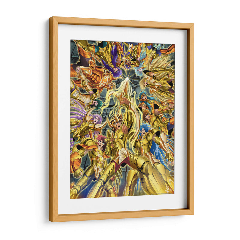 Gold Saint - Juni Anker | Cuadro decorativo de Canvas Lab