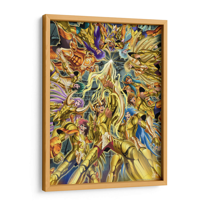 Gold Saint - Juni Anker | Cuadro decorativo de Canvas Lab
