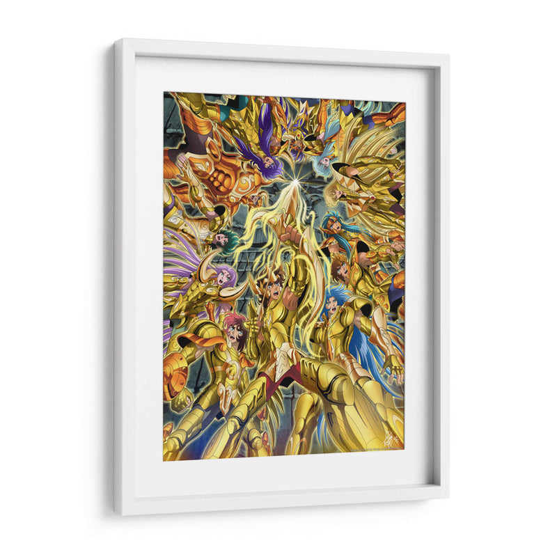 Gold Saint - Juni Anker | Cuadro decorativo de Canvas Lab