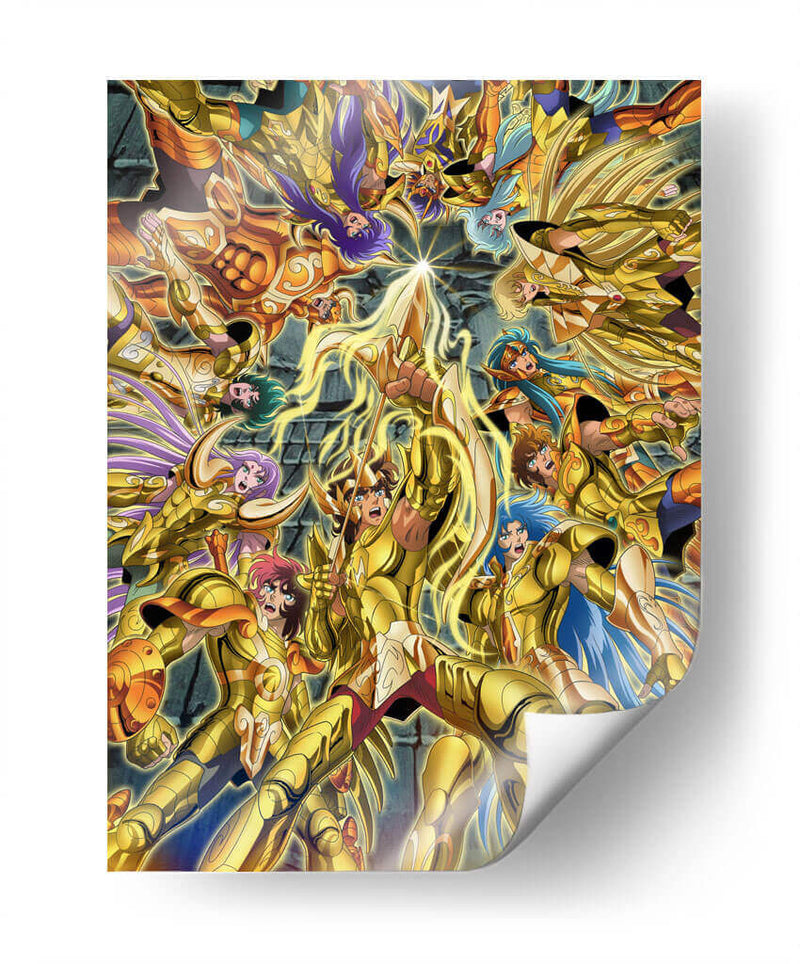 Gold Saint - Juni Anker | Cuadro decorativo de Canvas Lab