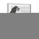 Schnauzer En Bicicleta, Gris - Fab Funky | Cuadro decorativo de Canvas Lab