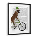 St Bernard En Bicicleta - Fab Funky | Cuadro decorativo de Canvas Lab