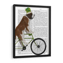 St Bernard En Bicicleta - Fab Funky | Cuadro decorativo de Canvas Lab