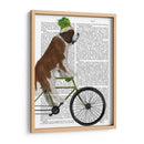 St Bernard En Bicicleta - Fab Funky | Cuadro decorativo de Canvas Lab