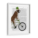 St Bernard En Bicicleta - Fab Funky | Cuadro decorativo de Canvas Lab