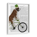 St Bernard En Bicicleta - Fab Funky | Cuadro decorativo de Canvas Lab