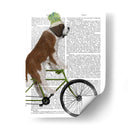 St Bernard En Bicicleta - Fab Funky | Cuadro decorativo de Canvas Lab
