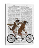 St Bernard Tandem - Fab Funky | Cuadro decorativo de Canvas Lab