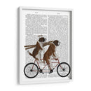 St Bernard Tandem - Fab Funky | Cuadro decorativo de Canvas Lab