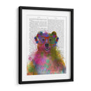 Oso De Splash Arco Iris - Fab Funky | Cuadro decorativo de Canvas Lab