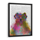 Oso De Splash Arco Iris - Fab Funky | Cuadro decorativo de Canvas Lab