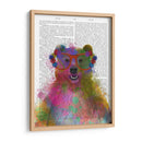 Oso De Splash Arco Iris - Fab Funky | Cuadro decorativo de Canvas Lab