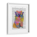 Splash De Arco Iris Pomeranian - Fab Funky | Cuadro decorativo de Canvas Lab