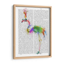 Arco Iris Splash Flamingo 1 - Fab Funky | Cuadro decorativo de Canvas Lab