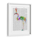 Arco Iris Splash Flamingo 1 - Fab Funky | Cuadro decorativo de Canvas Lab