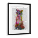 Arco Iris Splash Fox 1 - Fab Funky | Cuadro decorativo de Canvas Lab