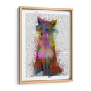 Arco Iris Splash Fox 1 - Fab Funky | Cuadro decorativo de Canvas Lab
