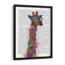 Rainbow Splash Giraffe 2 - Fab Funky | Cuadro decorativo de Canvas Lab